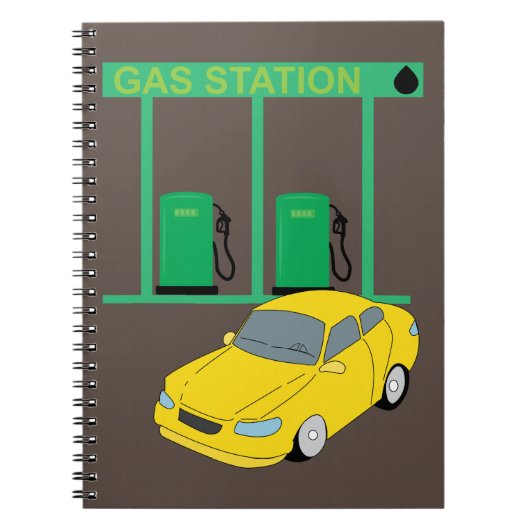 Tankstelle Notizblock (Vorderseite)