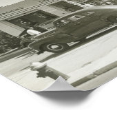 Tankstelle Poster (Ecke)