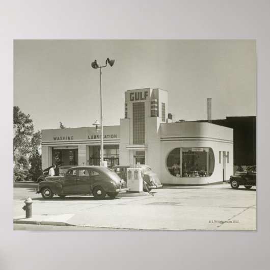 Tankstelle Poster (Vorne)