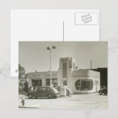 Tankstelle Postkarte (Vorne/Hinten)