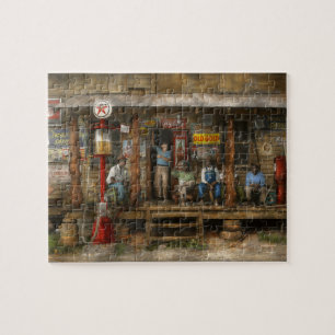 Tankstelle - Sonntagnachmittag - 1939 Puzzle