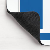 Tankstelle-Straßenschild Mousepad (Ecke)