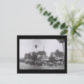 Tankstopp Postkarte (Stehend Vorderseite)
