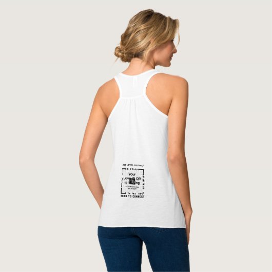 Tanktop - QR unten - PURE Collection (Rückseite Vollansicht)