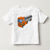 Tankwagen Schwertransporter für Kinder Kleinkind T-shirt (Vorderseite)