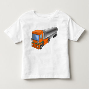 Tankwagen Schwertransporter für Kinder Kleinkind T-shirt