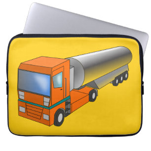 Tankwagen Schwertransporter für Kinder Laptopschutzhülle
