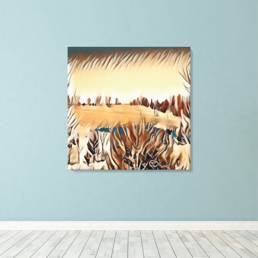 Tanlandschaft Leinwanddruck (Insitu (Holzboden))