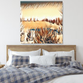 Tanlandschaft Leinwanddruck (Insitu (Schlafzimmer))