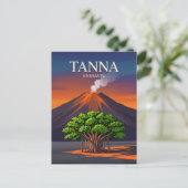 Tanna Insel Vanuatu Postkarte (Stehend Vorderseite)