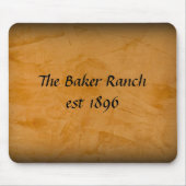 Tanned Leather Mousepad (Vorne)