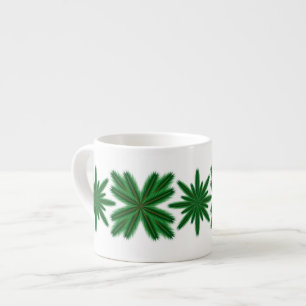 Tannen-Schneeflocken Espresso-Tasse Espressotasse