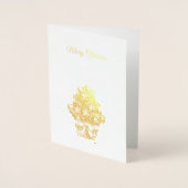 Tannenbaum aus Lebkuchen Folienkarte (Vorderseite)