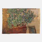 Tannenbaum C Müller Weihnachtsbaum 1914 Geschirrtuch (Horizontal)