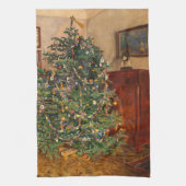 Tannenbaum C Müller Weihnachtsbaum 1914 Geschirrtuch (Vertikal)