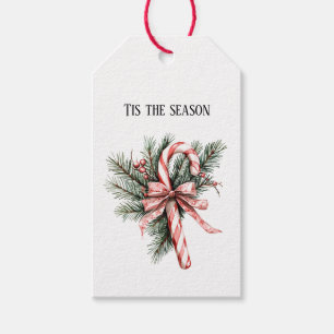 Tannenbaum Candy Cane Rot Weihnachten Geschenkanhänger