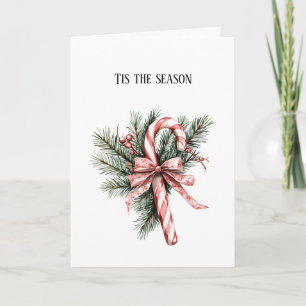 Tannenbaum Candy Cane Rot Weihnachten Karte