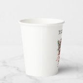 Tannenbaum Candy Cane Rot Weihnachten Pappbecher (Rechts)