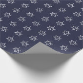 Tannenbaum Davidstern Geschenkpapier (Ecke)