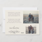 Tannenbaum German Photo Holiday Card Feiertagskarte (Rückseite)