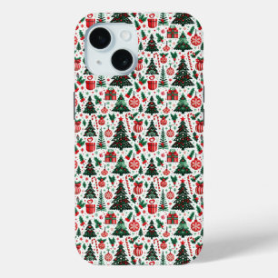 Tannenbaum, Geschenke, Zuckerstange Case-Mate iPhone Hülle