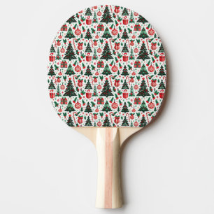 Tannenbaum, Geschenke, Zuckerstange Tischtennis Schläger