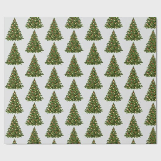 Tannenbaum Geschenkpapier (Flach)