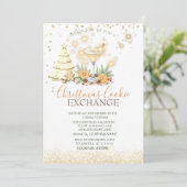 Tannenbaum-Gingerbread-Cookies-Cocktail-Weihnachte Einladung (Stehend Vorderseite)