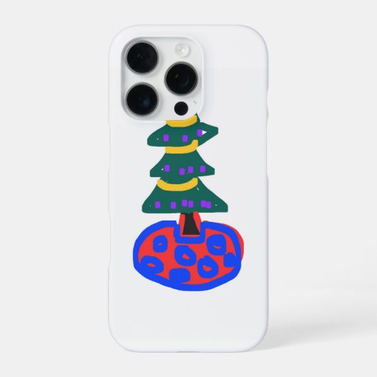 Tannenbaum iPhone Hülle (Rückseite)
