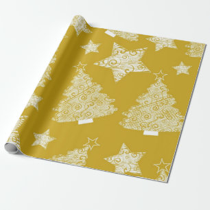 Tannenbaum-Muster Geschenkpapier