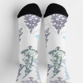 Tannenbaum-Muster Socken (Oben)