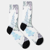 Tannenbaum-Muster Socken (Rechts)