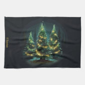 Tannenbaum Radiance Geschirrtuch (Horizontal)