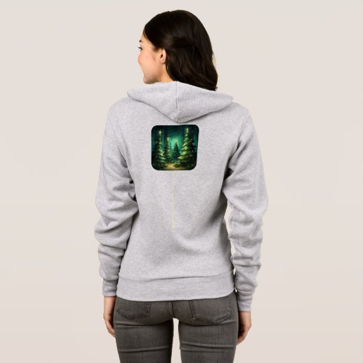 Tannenbaum Radiance Hoodie (Schwarz voll)