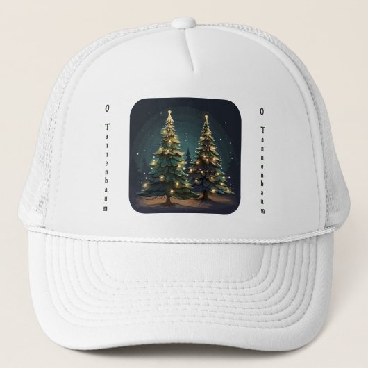 Tannenbaum Radiance Truckerkappe (Vorderseite)
