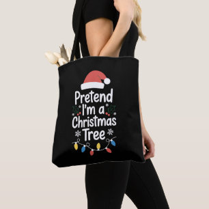 Tannenbaum Santa Hut Lichter Weihnachten Tasche