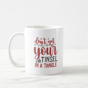 Tannenbaum-Schmuck nicht verwirren Personalisiert Kaffeetasse