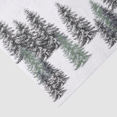 Tannenbaum Schwarzer Kiefer Grünbuch zu Weißfäden Seidenpapier (Ausschnitt)