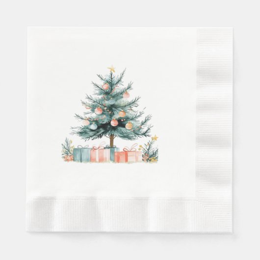 Tannenbaum serviette (Vorderseite)
