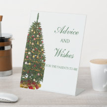 Tannenbaum-Stechpalme-Winter-Baby-Party