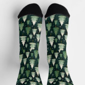 Tannenbaum-Wald-Socken Socken (Oben)