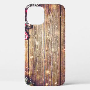 Tannenbaum-Weihnachten: Dunkle Holzdekoration Case-Mate iPhone Hülle