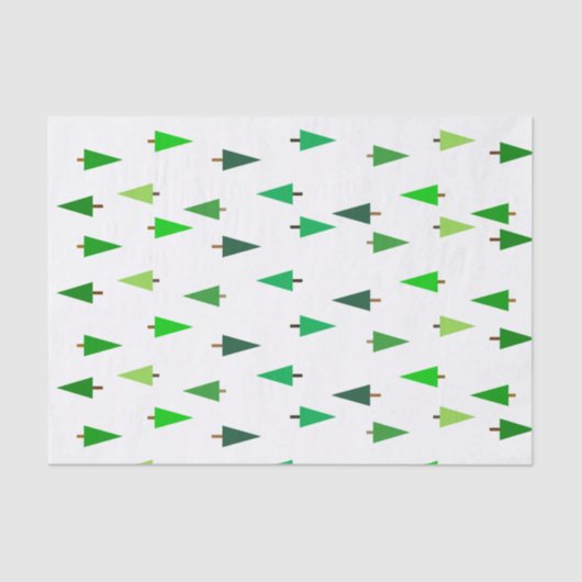 Tannenbäume Seidenpapier (Vorderseite)