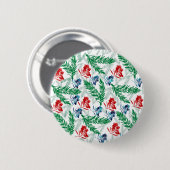 Tannenbaumzweige mit Berries Button (Vorne & Hinten)