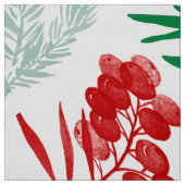 Tannenbaumzweige mit Berries Fabric Stoff (Muster)