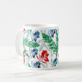 Tannenbaumzweige mit Berries Kaffeetasse (Vorderseite Links)