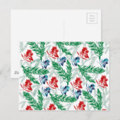 Tannenbaumzweige mit Berries Postkarte (Vorne/Hinten)