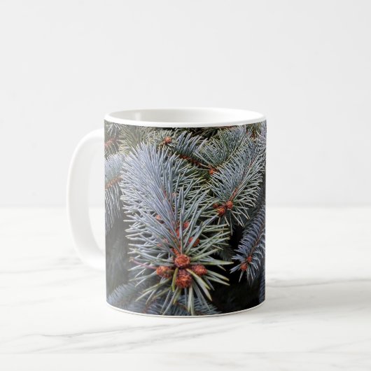 Tannenknospen Kaffeetasse (Vorderseite Links)