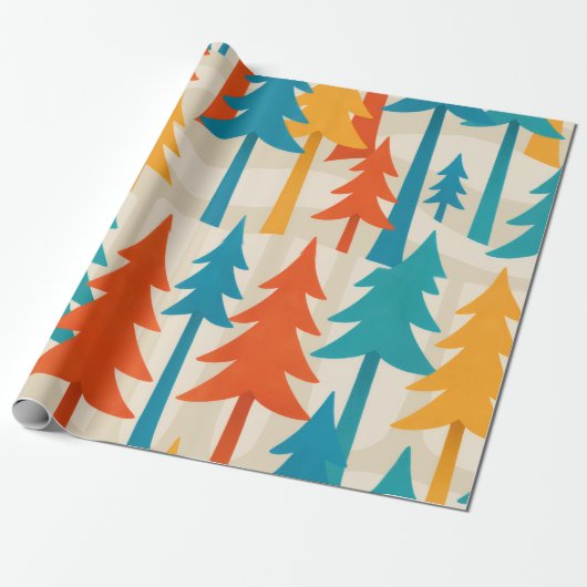 Tannenwald Geschenkpapier (Ungerollt)