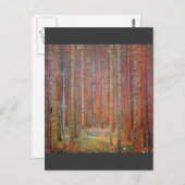 Tannenwald I von Gustav Klimt Postkarte (Vorne/Hinten)